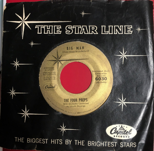 The Four Preps - 26 Miles (Santa Catalina) / Big Man (7") (Near Mint (NM or M-)) - Image 3