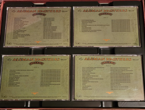 The Allman Brothers Band - Dreams (4xCD + Box, Comp) (Near Mint (NM or M-)) - Image 4