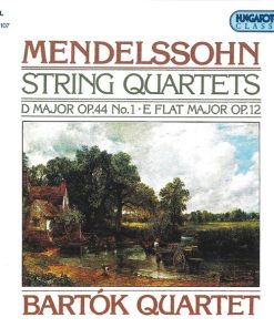Felix Mendelssohn-Bartholdy, Bartók Quartet - String Quartets D Major Op. 44 No. 1 / E Flat Major Op. 12 (CD, RE) (Near Mint (NM or M-))