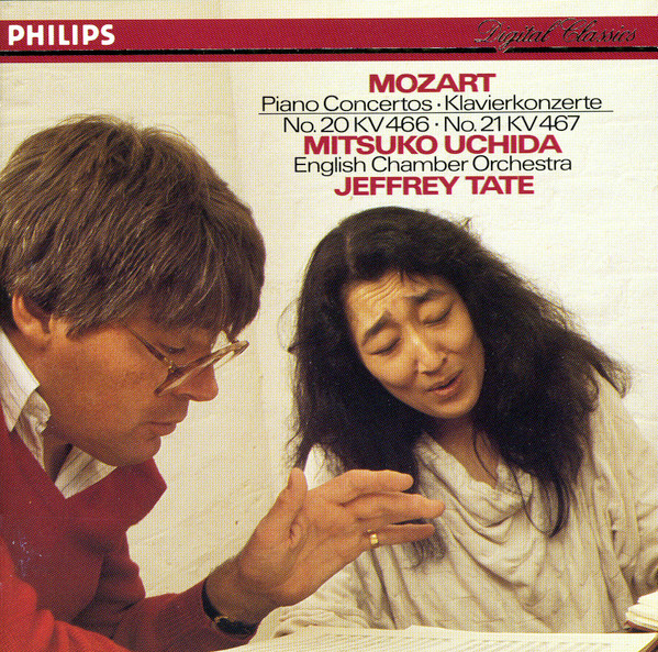 Wolfgang Amadeus Mozart - Mitsuko Uchida, English Chamber Orchestra, Jeffrey Tate - Piano Concertos · Klavierkonzerte No.20 KV 466 · No. 21 KV 467 (CD, Album) (Near Mint (NM or M-))
