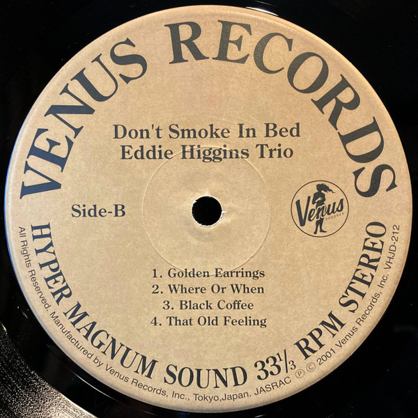 The Eddie Higgins Trio - Don't Smoke In Bed (LP, Album, Ltd, RE, 180) (Near Mint (NM or M-)) - Image 4