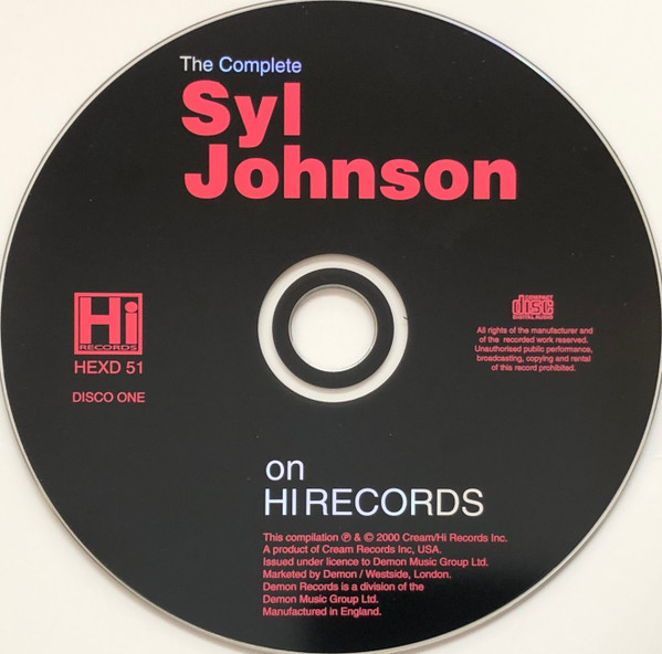 Syl Johnson - The Complete Syl Johnson On Hi Records (2xCD, Comp) (Near Mint (NM or M-)) - Image 4