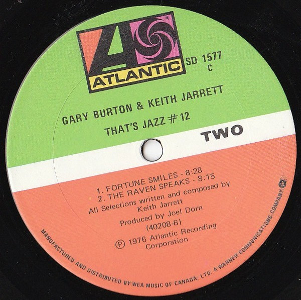 Gary Burton & Keith Jarrett - Gary Burton & Keith Jarrett (LP, Album) (Very Good Plus (VG+)) - Image 4