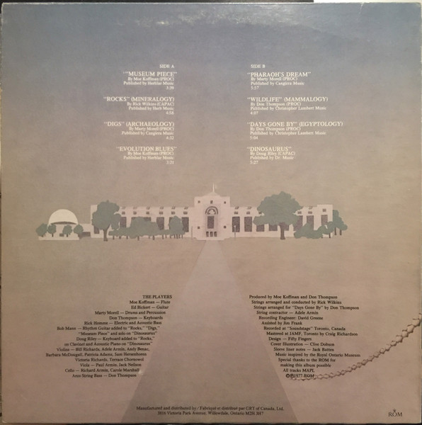 Moe Koffman - Museum Pieces (LP, Album) (Mint (M)) - Image 2