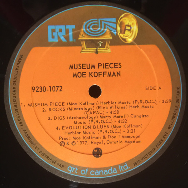 Moe Koffman - Museum Pieces (LP, Album) (Mint (M)) - Image 3