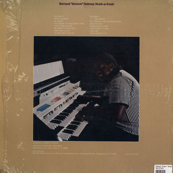Richard "Groove" Holmes - Hunk-A-Funk (2xLP, Album, Comp) (Very Good Plus (VG+)) - Image 4
