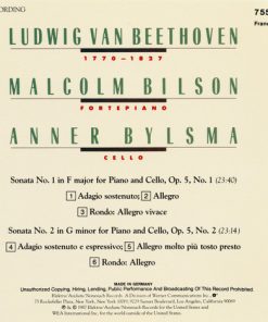 Alternative view of Ludwig van Beethoven, Malcolm Bilson, Anner Bylsma - Fortepiano And Cello Sonatas, Op.5 Nos.1 & 2 (CD) (Near Mint (NM or M-))