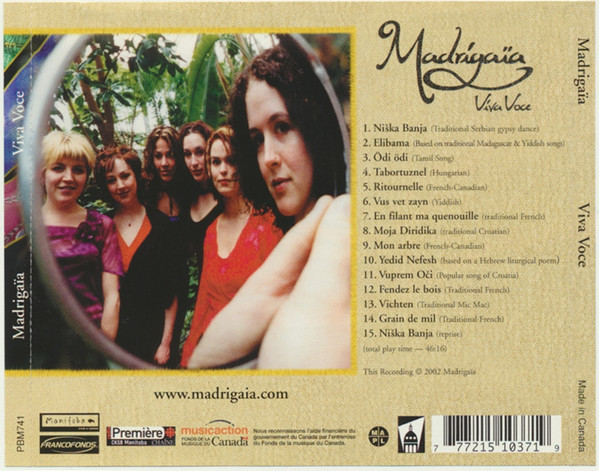 Madrigaïa - Viva Voce (CD, Album) (Near Mint (NM or M-)) - Image 2
