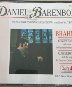 Daniel Barenboim, New York Philharmonic Conducted By Zubin Mehta - Johannes Brahms - Concerto No.1 / Concerto No.2 (2xCD, Album) (Near Mint (NM or M-))