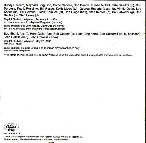 Stan Kenton Plays Bob Graettinger - City Of Glass (CD, Comp) (Near Mint (NM or M-)) - Image 4