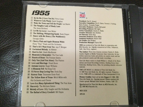 Various - Your Hit Parade 1955 (CD, Comp, RE, RM, RP) (Near Mint (NM or M-)) - Image 2