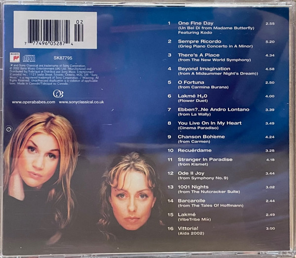 Opera Babes - Beyond Imagination (CD, Album) (Near Mint (NM or M-)) - Image 2