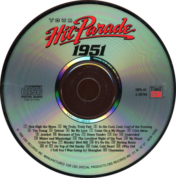 Various - Your Hit Parade 1951 (CD, Comp, RM) (Near Mint (NM or M-)) - Image 3