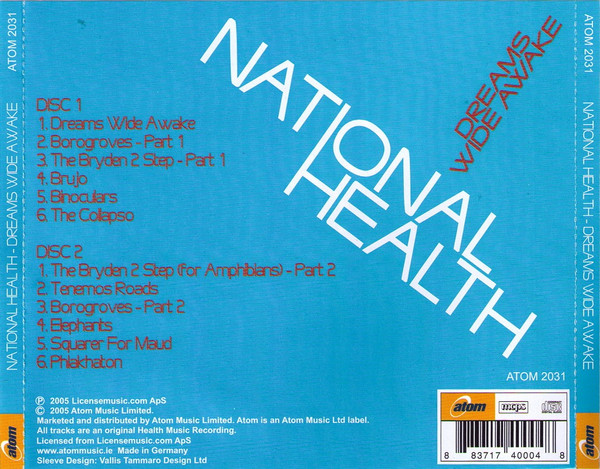 National Health - Dreams Wide Awake (2xCD, Comp) (Near Mint (NM or M-)) - Image 2