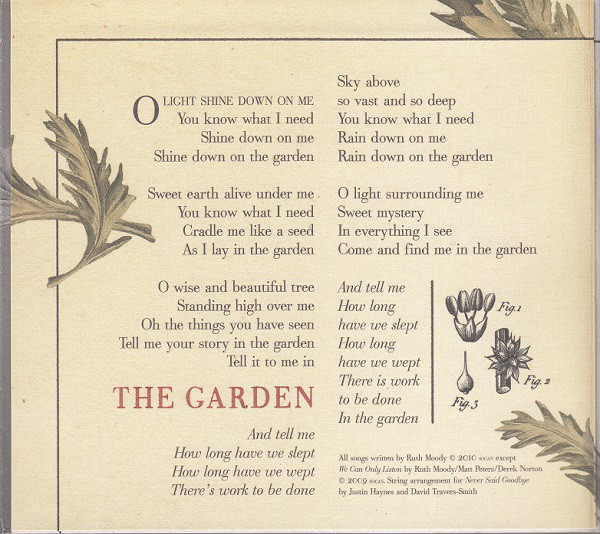 Ruth Moody - The Garden (CD, Album) (Near Mint (NM or M-)) - Image 3