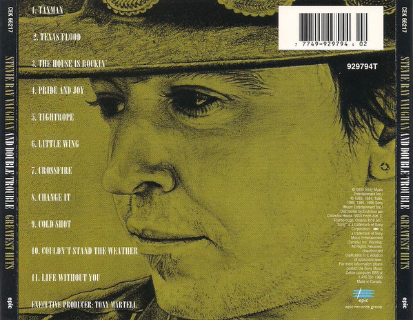 Stevie Ray Vaughan & Double Trouble - Greatest Hits (CD, Comp, Club) (Mint (M)) - Image 3
