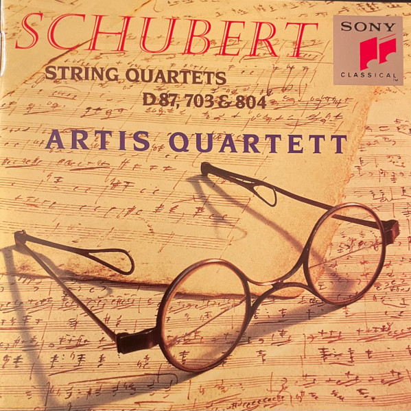 Franz Schubert, Artis Quartet - String Quartets D87, 703 & 804 (CD) (Near Mint (NM or M-))