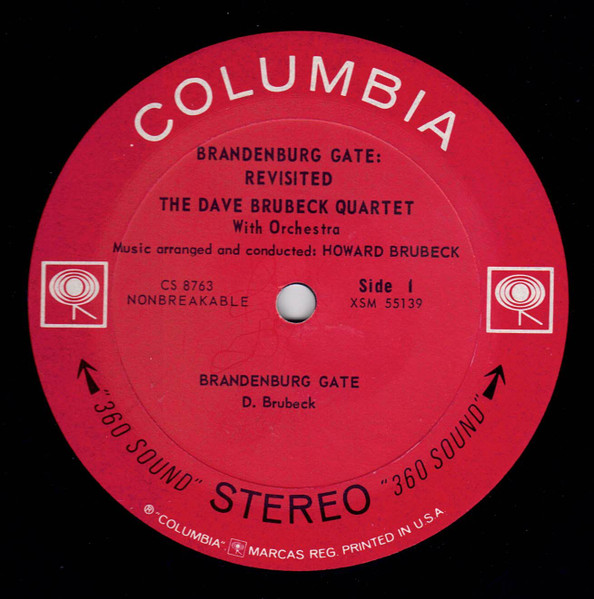 The Dave Brubeck Quartet - Brandenburg Gate: Revisited (LP, Ter) (Near Mint (NM or M-)) - Image 3