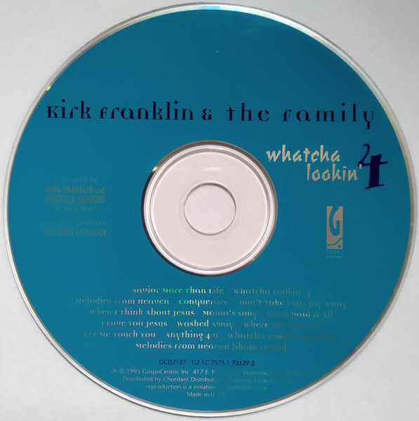 Kirk Franklin And The Family - Whatcha Lookin' 4 (CD, Album) (Near Mint (NM or M-)) - Image 2