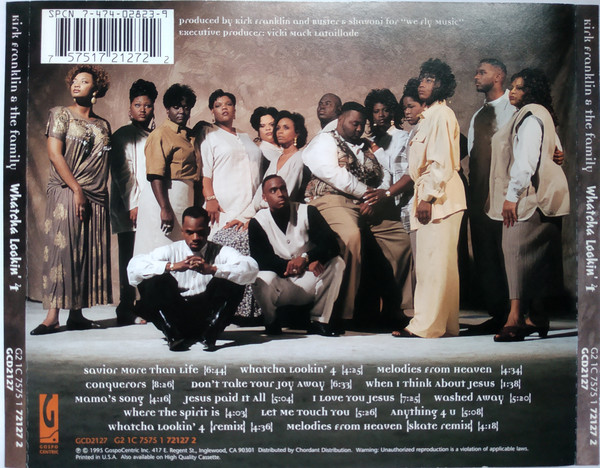 Kirk Franklin And The Family - Whatcha Lookin' 4 (CD, Album) (Near Mint (NM or M-)) - Image 3