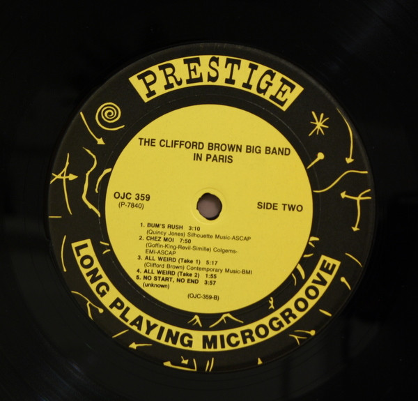 Clifford Brown Big Band - The Clifford Brown Big Band In Paris (LP, Comp, RE, RM) (Near Mint (NM or M-)) - Image 4