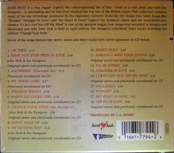 John Holt - I Can't Get You Off My Mind (CD, Comp) (Near Mint (NM or M-)) - Image 5
