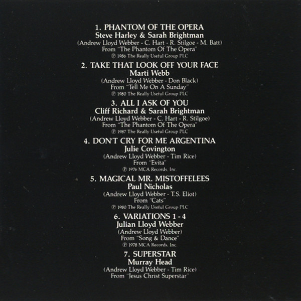 Various, Andrew Lloyd Webber - The Premiere Collection - The Best Of Andrew Lloyd Webber (CD, Comp) (Near Mint (NM or M-)) - Image 2