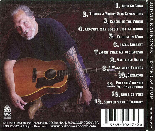 Jorma Kaukonen - River Of Time (CD, Album) (Near Mint (NM or M-)) - Image 2