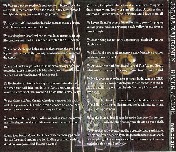 Jorma Kaukonen - River Of Time (CD, Album) (Near Mint (NM or M-)) - Image 3