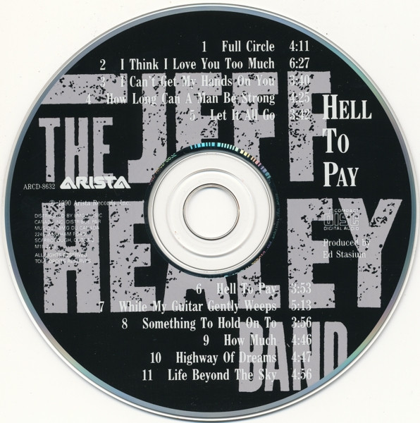 The Jeff Healey Band - Hell To Pay (CD, Album) (Near Mint (NM or M-)) - Image 3