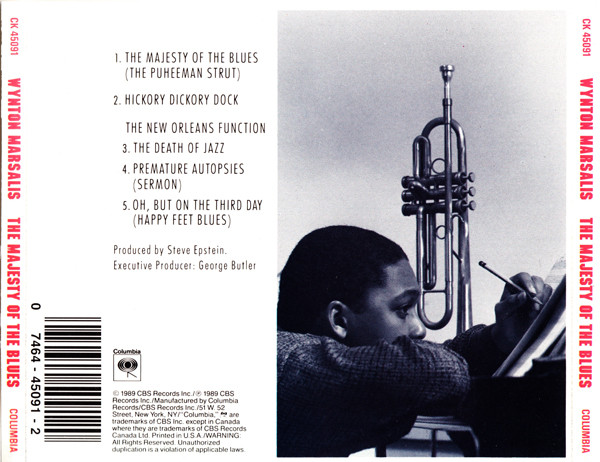 Wynton Marsalis - The Majesty Of The Blues (CD, Album) (Near Mint (NM or M-)) - Image 2