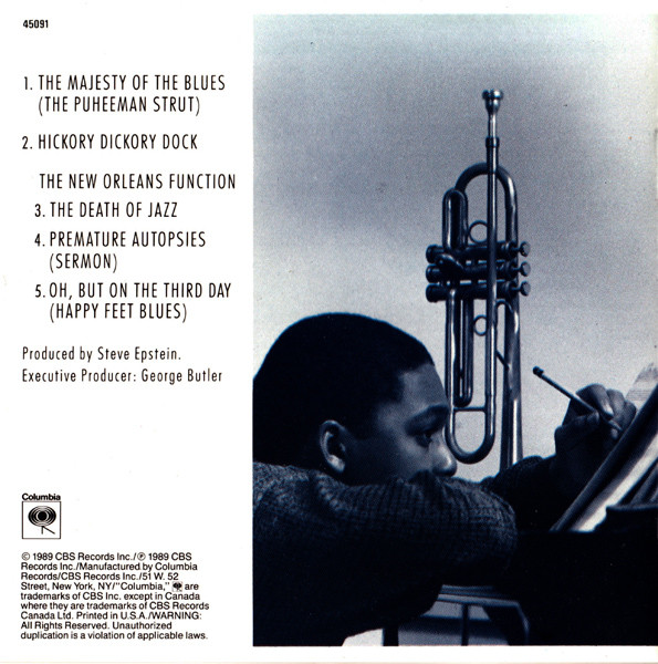 Wynton Marsalis - The Majesty Of The Blues (CD, Album) (Near Mint (NM or M-)) - Image 4