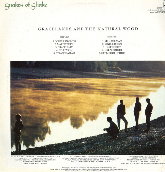 Snakes Of Shake - Graceland And The Natural Wood (LP, Album) (Near Mint (NM or M-)) - Image 2