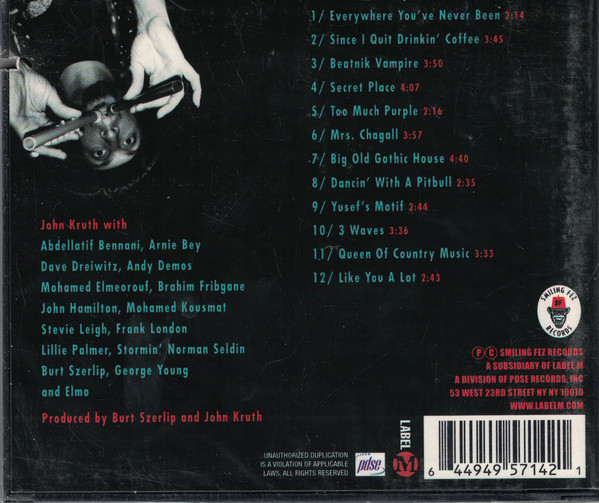 John Kruth - Everywhere You've Never Been (CD, Album) (Near Mint (NM or M-)) - Image 2
