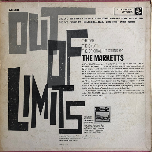 The Marketts - Out Of Limits (LP, Ter) (Mint (M)) - Image 2