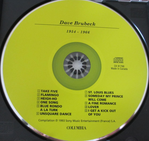Dave Brubeck - 1954 - 1966 (CD, Comp) (Near Mint (NM or M-)) - Image 2