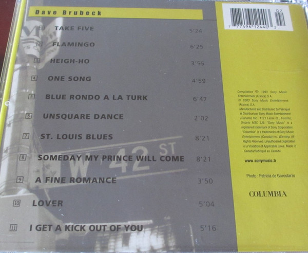 Dave Brubeck - 1954 - 1966 (CD, Comp) (Near Mint (NM or M-)) - Image 3