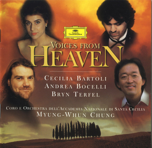 Cecilia Bartoli, Andrea Bocelli, Bryn Terfel, Coro dell'Accademia Nazionale di Santa Cecilia E Orchestra dell'Accademia Nazionale di Santa Cecilia, Myung-Whun Chung - Voices From Heaven (CD, Album, Club) (Near Mint (NM or M-))