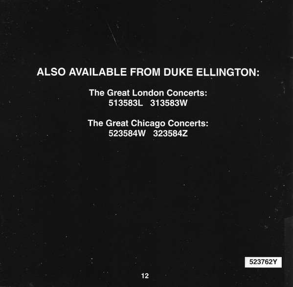 Duke Ellington - Cornell University (2xCD, Club) (Near Mint (NM or M-)) - Image 3