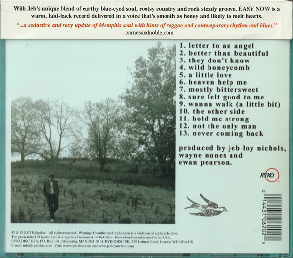 Jeb Loy Nichols - Easy Now (CD, Album) (Mint (M)) - Image 2