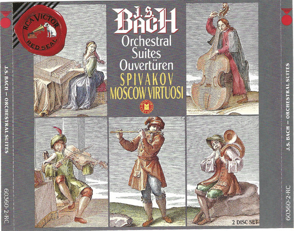 Johann Sebastian Bach, Vladimir Spivakov, Moscow Virtuosi - Orchestral Suites = Ouvertüren (2xCD, Comp) (Near Mint (NM or M-))