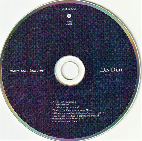 Mary Jane Lamond - Làn Dùil (CD, Album) (Near Mint (NM or M-)) - Image 3