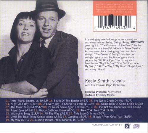 Keely Smith - Keely Sings Sinatra (CD, Album, Dig) (Mint (M)) - Image 2