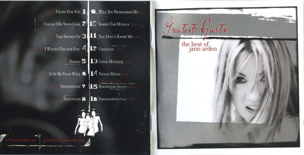 Jann Arden - Greatest Hurts (The Best Of Jann Arden) (CD, Comp) (Near Mint (NM or M-)) - Image 5