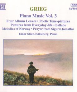Edvard Grieg, Einar Steen-Nøkleberg - Piano Music Vol. 3 (CD, Album) (Mint (M))