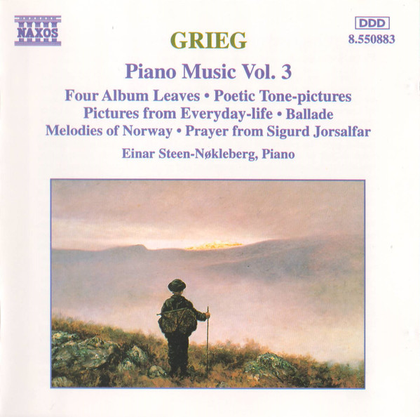 Edvard Grieg, Einar Steen-Nøkleberg - Piano Music Vol. 3 (CD, Album) (Mint (M))