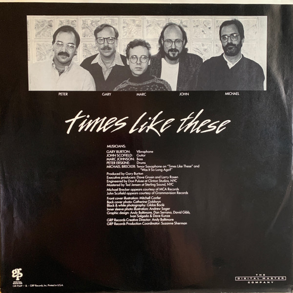 Gary Burton - Times Like These (LP, Album, Promo) (Very Good Plus (VG+)) - Image 5