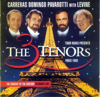José Carreras, Placido Domingo, Luciano Pavarotti With James Levine (2) - The Three Tenors In Paris (CD, Album) (Near Mint (NM or M-))