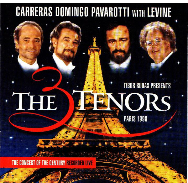José Carreras, Placido Domingo, Luciano Pavarotti With James Levine (2) - The Three Tenors In Paris (CD, Album) (Near Mint (NM or M-)) - Image 4