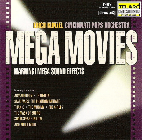 Erich Kunzel, Cincinnati Pops Orchestra - Mega Movies (CD) (Near Mint (NM or M-))